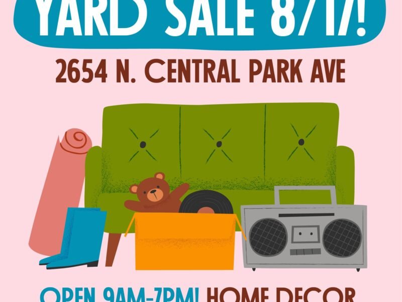 YARD SALE!!! 8/17